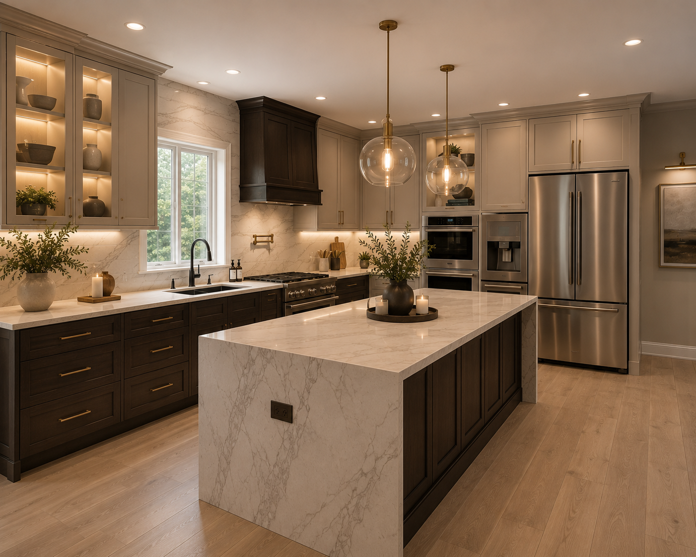 Completed kitchen renovation in a Toronto home