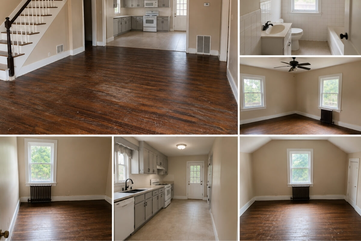 Home before complete renovation