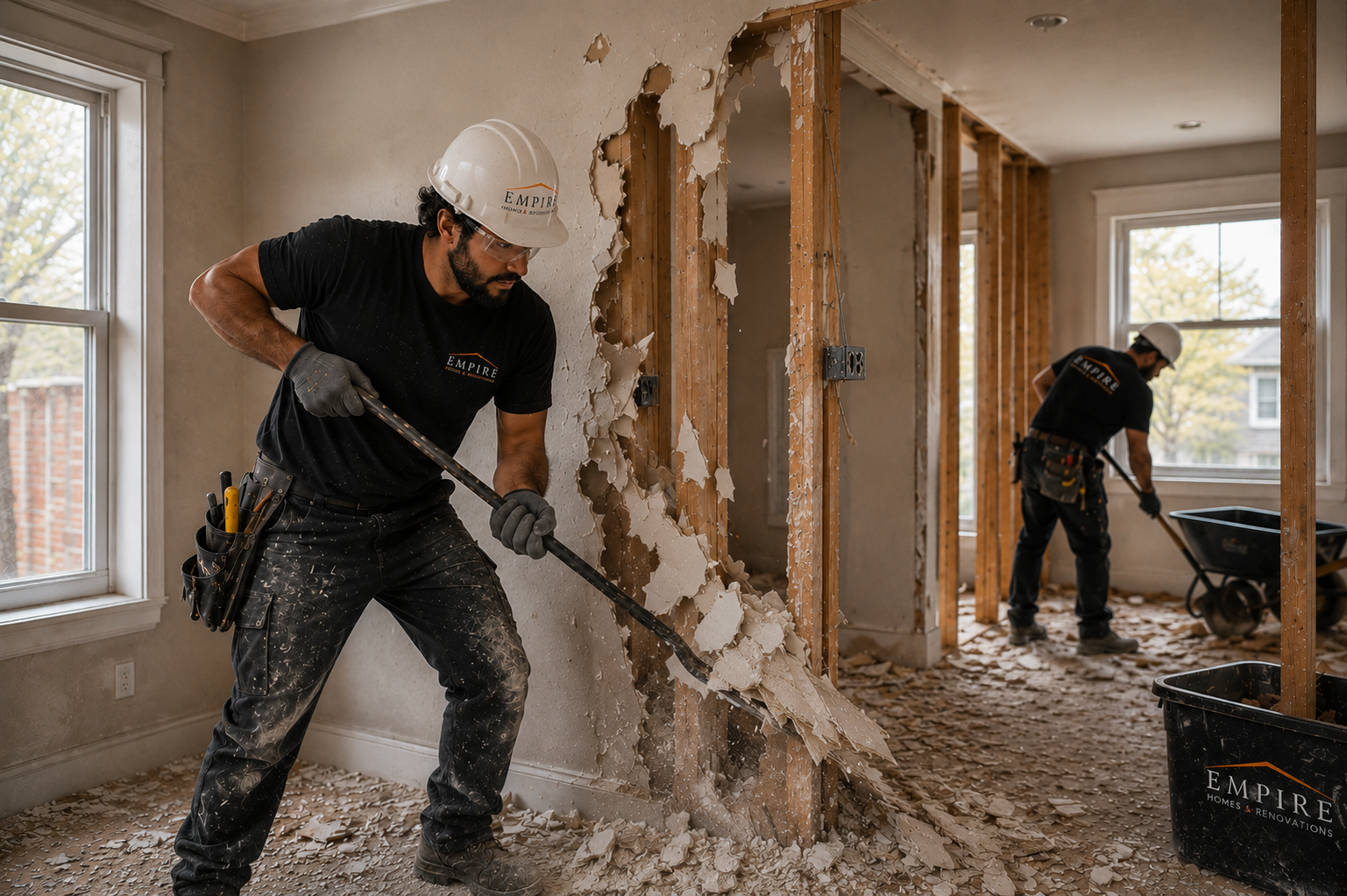 Residential interior demolition project by Empire Homes and Renovations in Toronto
