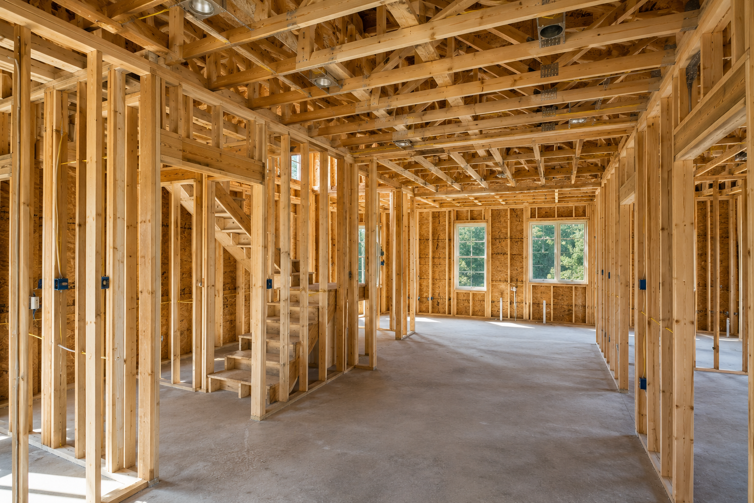 Residential structural framing project